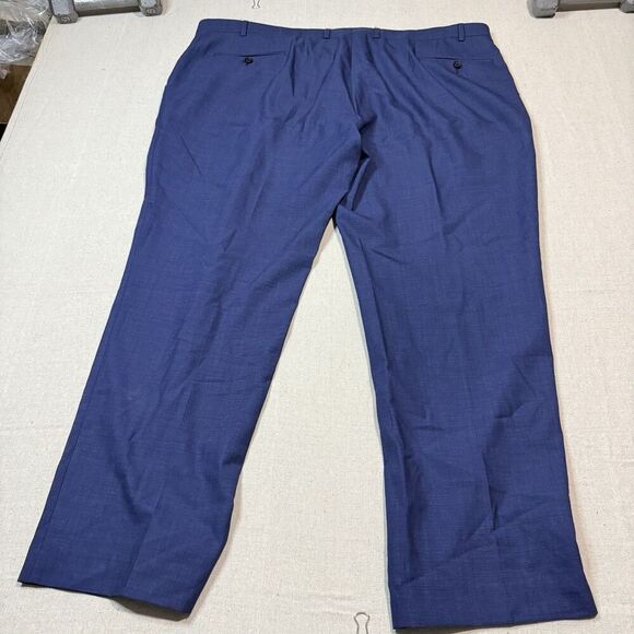 Lauren Ralph Lauren Wool Pants Slacks Men's Size 44x30 Blue Pleated Green Tag - Picture 2 of 7